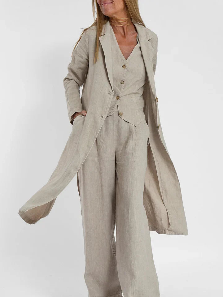 Women's Linen Vest - Tailored Fit, Lightweight & Versatile - Vestify