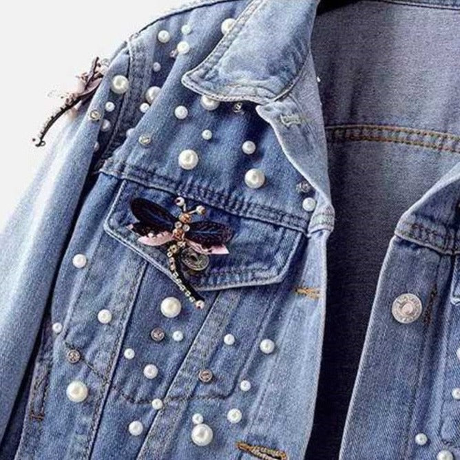 Women's Classic Denim Jacket - Urban Chic - DenimEdge