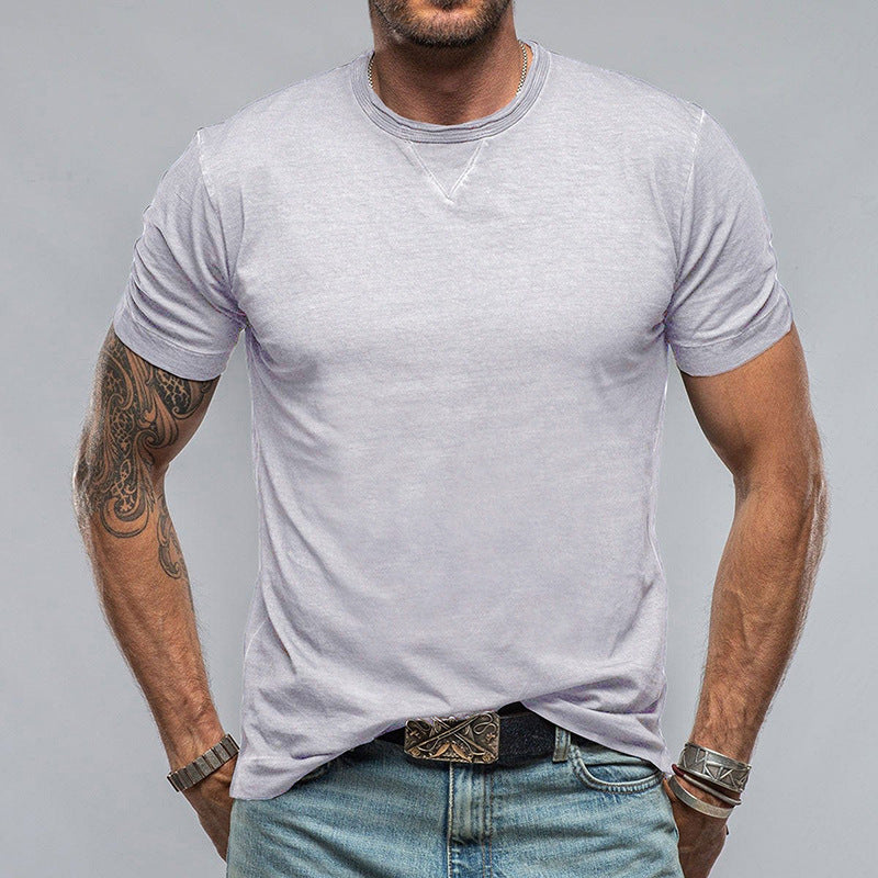 Men's Cotton Blend T-Shirt - Everyday Comfort Tee - UrbanSoft White