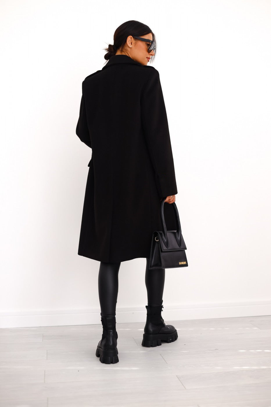 Women's Double-Breasted Fitted Trench Coat - Elona