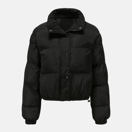 Women's Oversized Cropped Puffer Jacket - UrbanChic