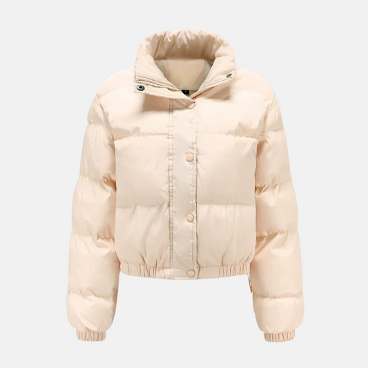 Women's Oversized Cropped Puffer Jacket - UrbanChic