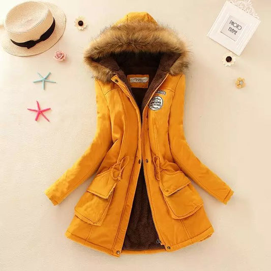 Women's Tailored Parka Coat Sherpa Lined - UrbanChic