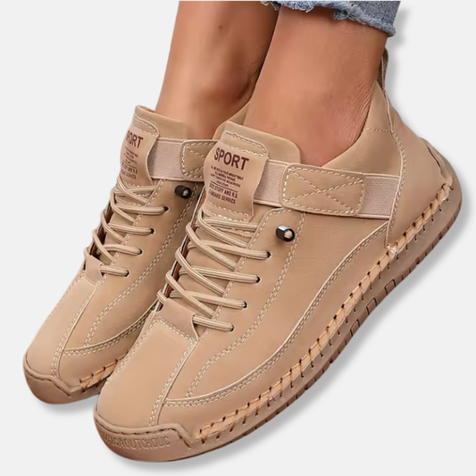 Women's Low-Top Sneakers Faux Leather Accent - UrbanStride