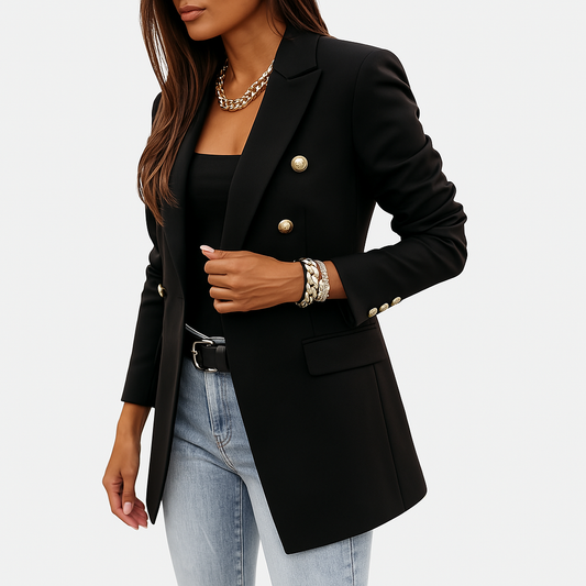 Lightweight Polyester Blazer - Chic Tailored Antonella