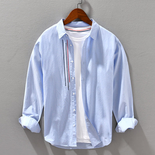 Men's Casual Breathable Outdoor Shirt - Dan Anthony Blue