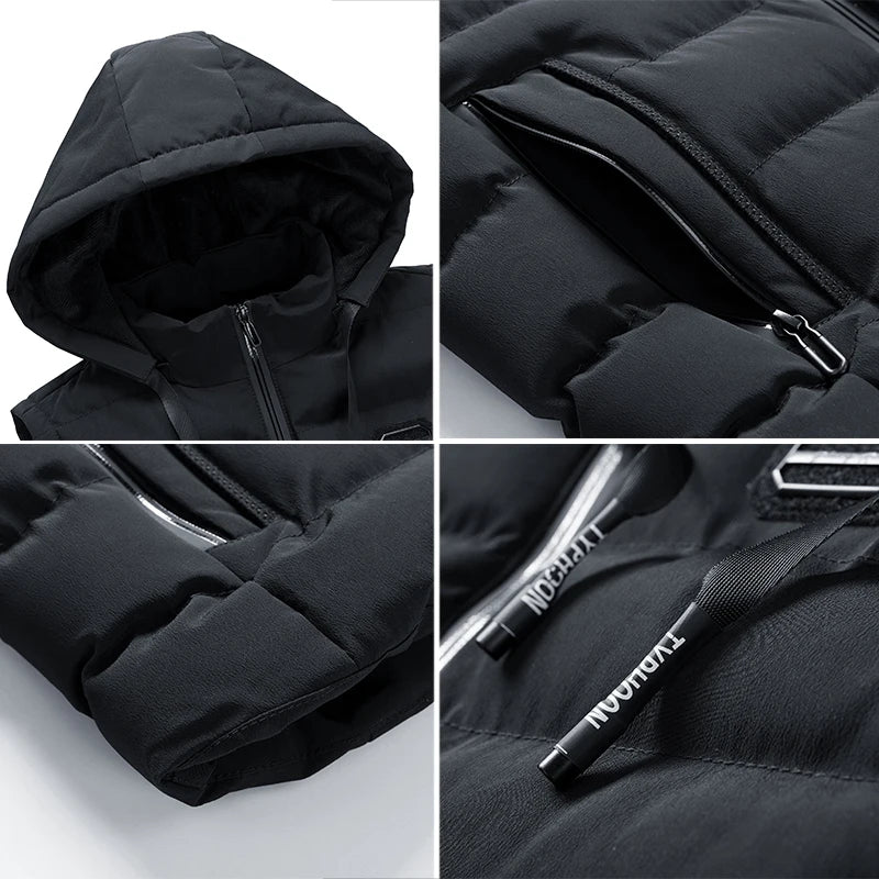 Men's Hooded Puffer Vest - Lightweight, Warm, and Stylish for Versatile Wear