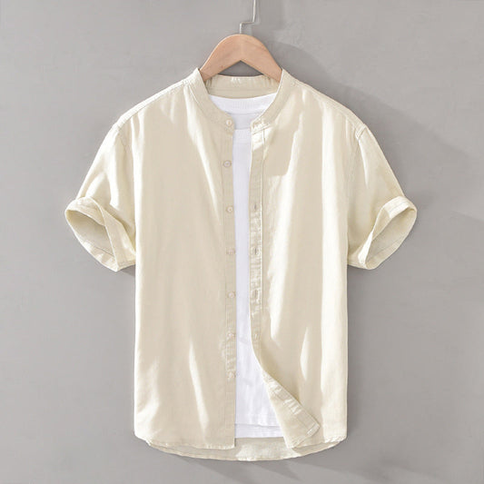 Men's Long Sleeve Standard Fit Shirt - StylePro Beige