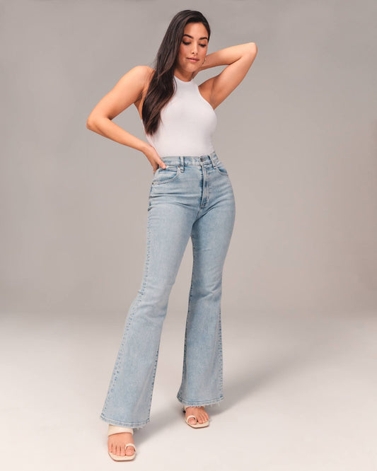 High-Waist Jeans for Women, Flattering Silhouette - WaistSculpt