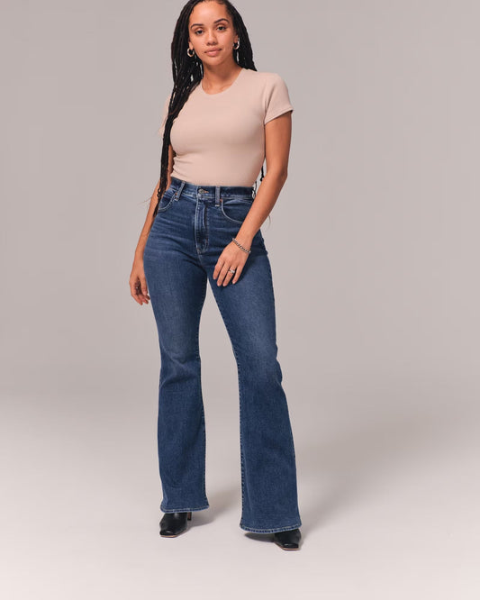 High-Waist Jeans for Women, Flattering Silhouette - WaistSculpt