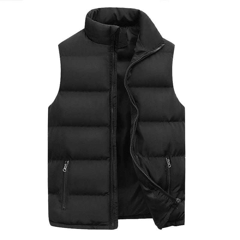 Multifunctional Quilted Vest | Warm, Stylish, and Versatile Winter Layer Black