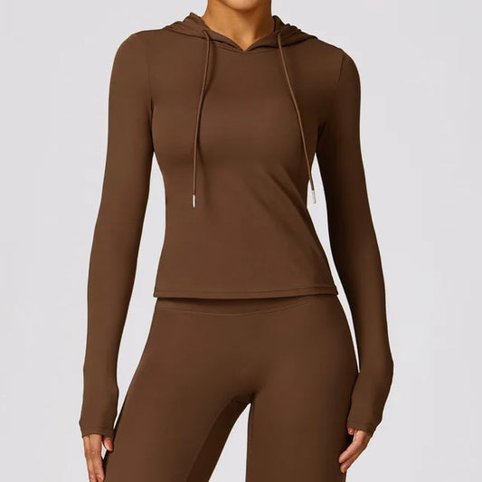 Women's Athletic Hoodie Moisture-Wicking Stretch - ActiveFlow