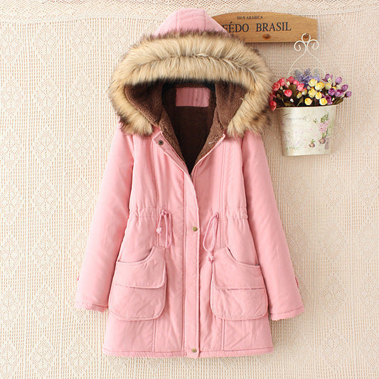 Women's Sherpa-Lined Parka - Faux Fur Trim, Slim Fit - WinterCharm