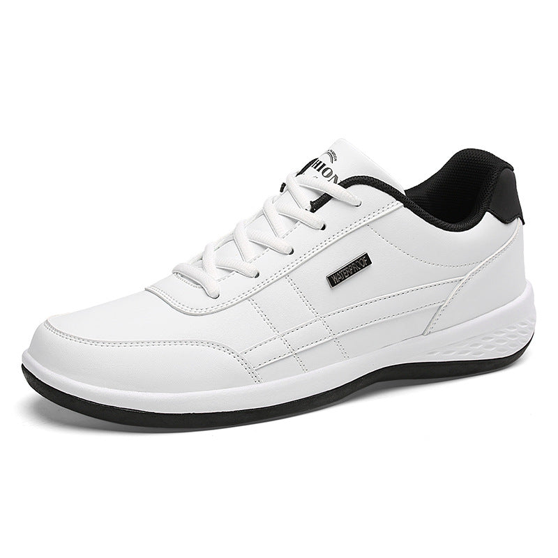 Men’s Sports Shoes – Cushioned Insole – Grip Sole – Lace-Up Supportive Fit White
