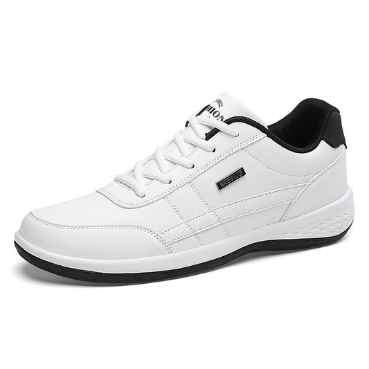 Men’s Sports Shoes – Cushioned Insole – Grip Sole – Lace-Up Supportive Fit White