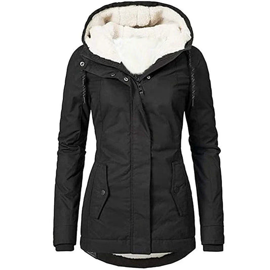 Women's Plush-Lined Weather Resistant Parka - UrbanShield