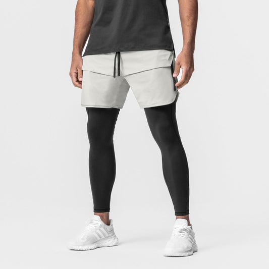 Men’s Athletic Shorts – Relaxed Fit – Breathable Blend – Zipper Pockets – Mid Thigh Carbon Ash