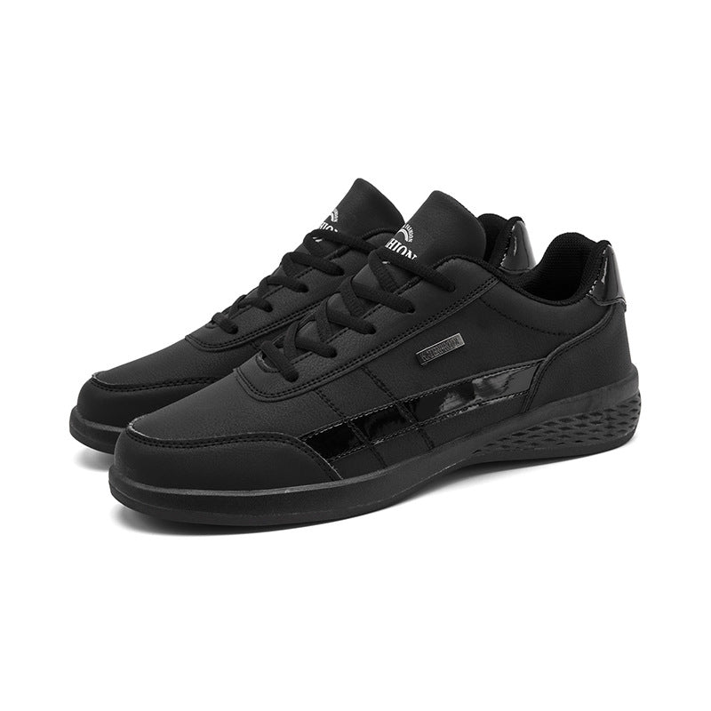 Men’s Sports Shoes – Cushioned Insole – Grip Sole – Lace-Up Supportive Fit Black