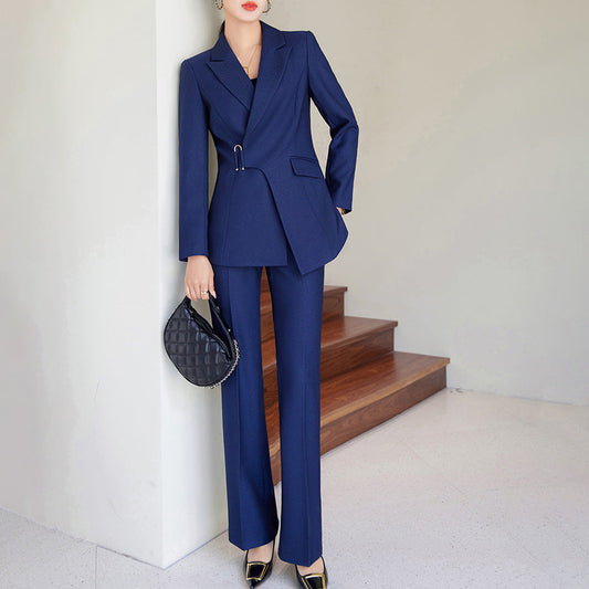 Women's Tailored Blazer Suit 2-Piece Set - Eleganza Set