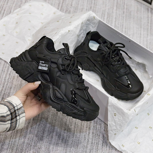 Women's Lightweight Chunky Sneakers Platform Sole - StreetStride
