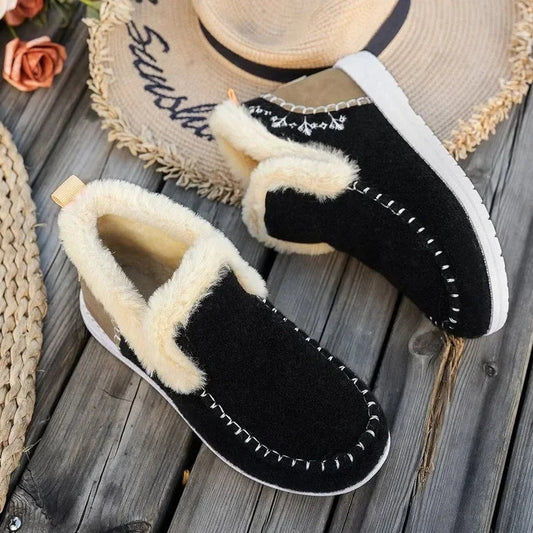Women's Cozy Ankle Boots Faux Fur Lined - WinterWalk