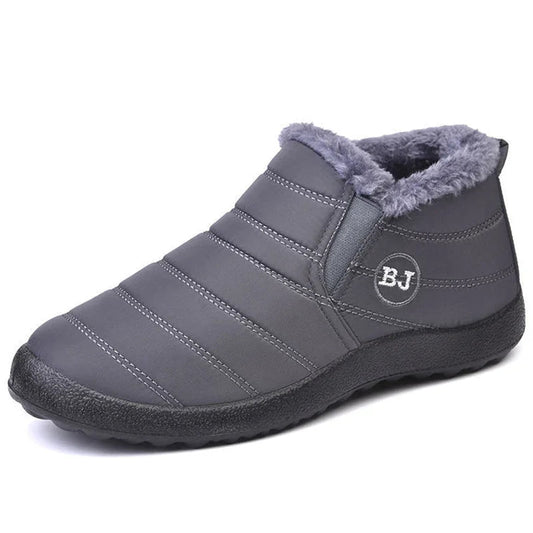 Women's Quilted Ankle Boots Water-Resistant Slip-On - WinterGlow