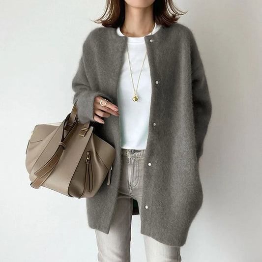 Women's Cotton Knitted Cardigan Button-Down - CozyChic