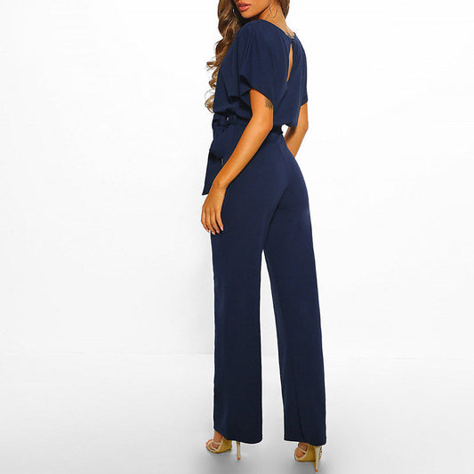 Women's Chic Knit Jumpsuit - Versatile Comfort Jumpsuit - StyleEase