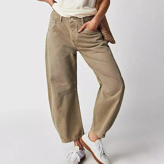 High-Waisted Wide Leg Jeans for Women - ComfortBlend
