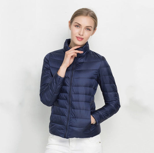 Women's Quilted Down Jacket Slim Fit Insulated - UrbanChic
