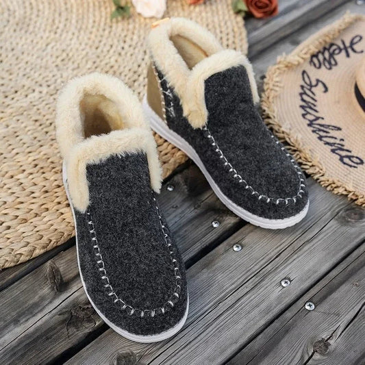 Women's Cozy Ankle Boots Faux Fur Lined - WinterWalk