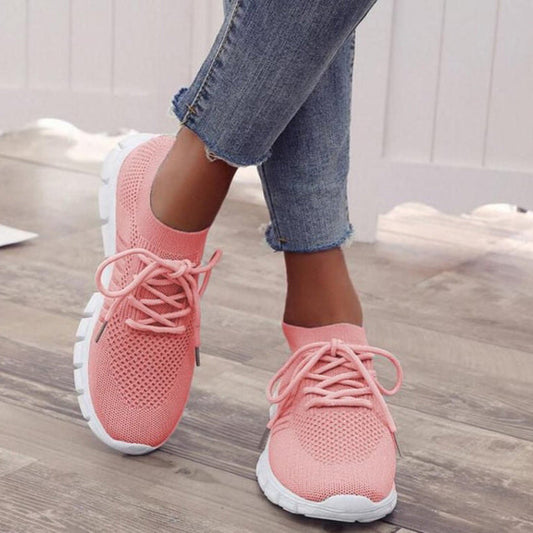 Women's Knit Sneakers Cushioned Sole Low-Cut - UrbanStride