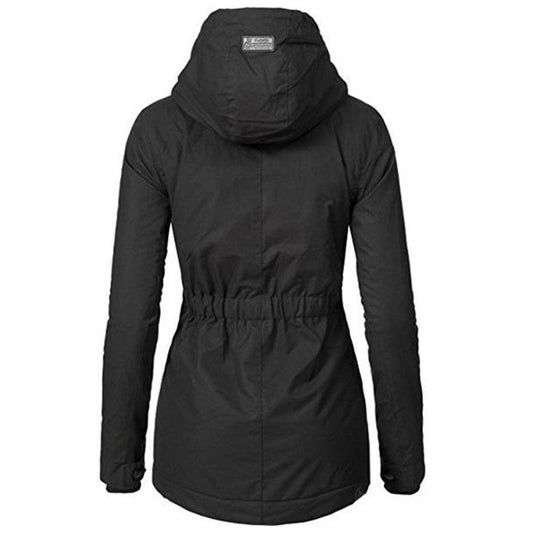 Women's Warm Winter Parka with Adjustable Hood - ColdShield
