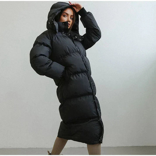 Women's Oversized Puffer Jacket Insulated Quilted Winter Coat - UrbanChic