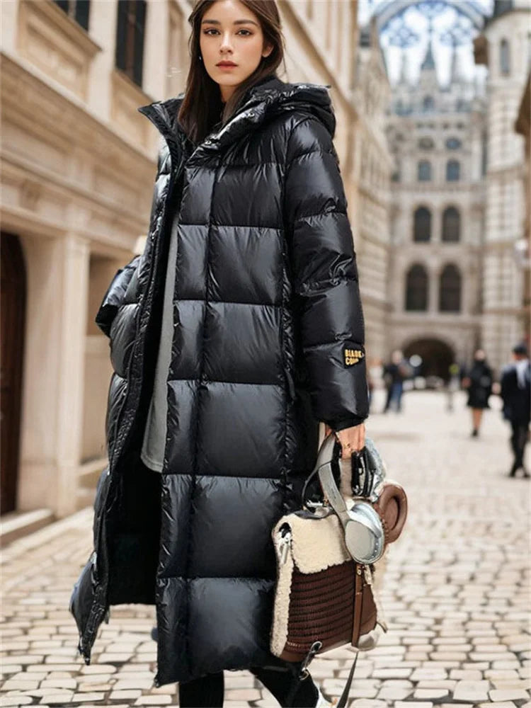 Women's Long Padded Winter Jacket Stylish & Warm - Phoebe Coat