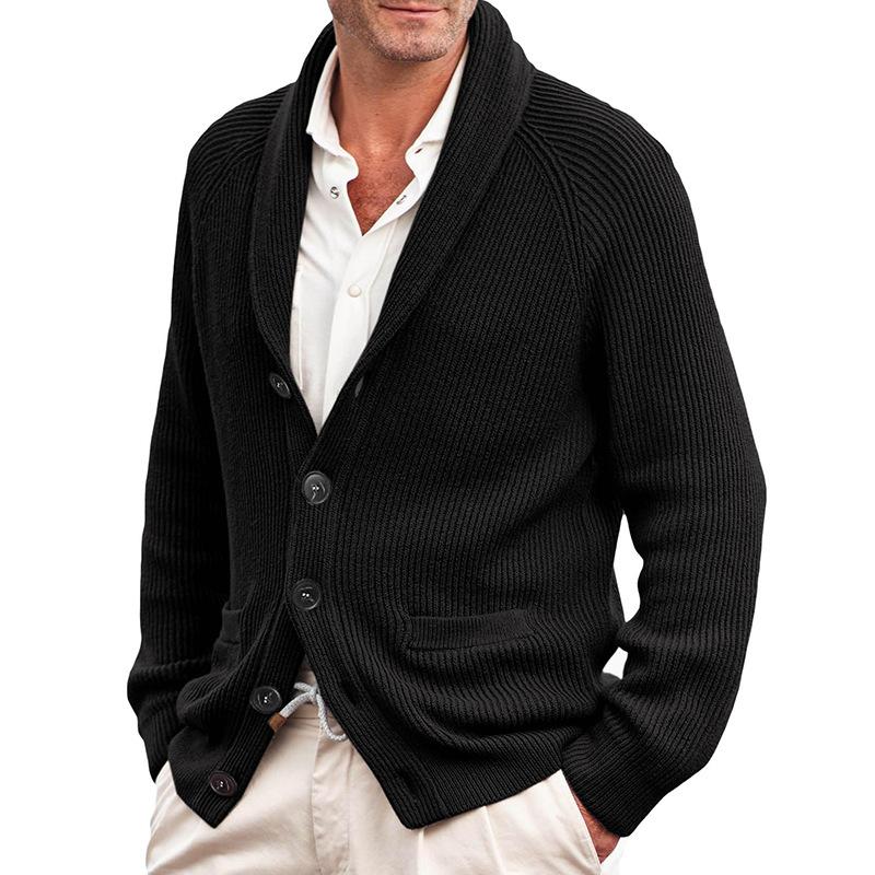 Knitted Autumn/Winter Vest | Cozy Layered Design for Seasonal Comfort Black