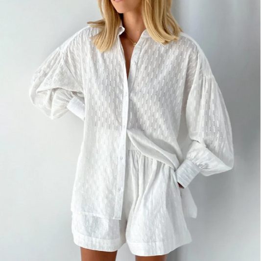 Women's Comfy 2-Piece Set - Effortless Chic, LoungeLux