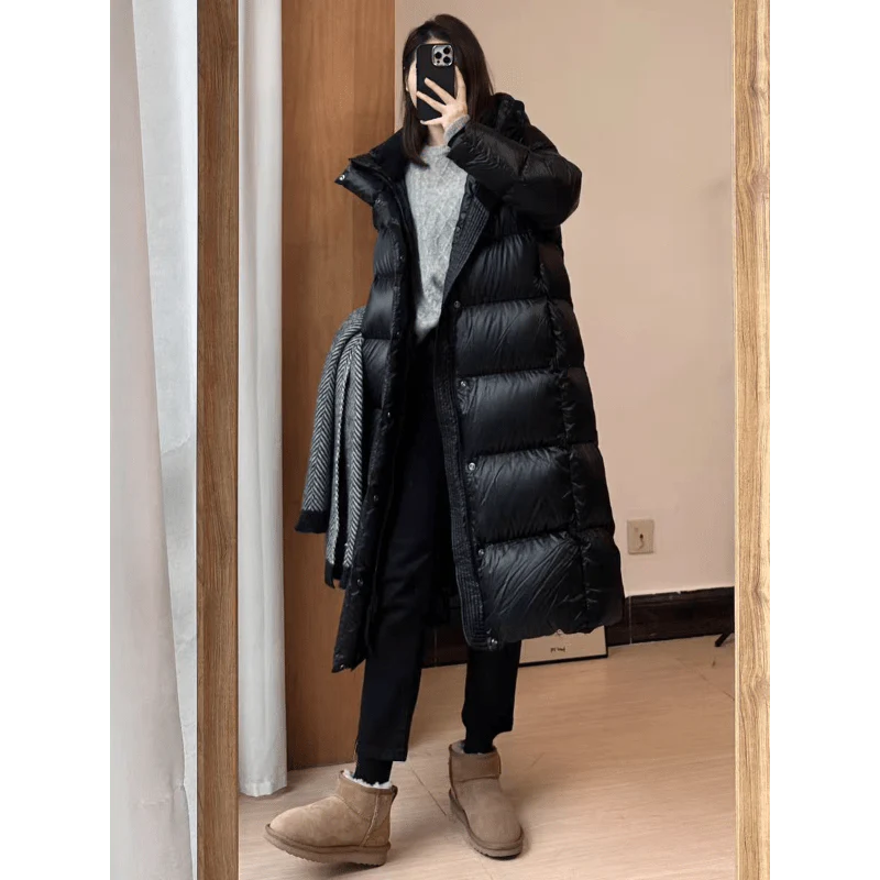 Women's Long Padded Winter Jacket Stylish & Warm - Phoebe Coat