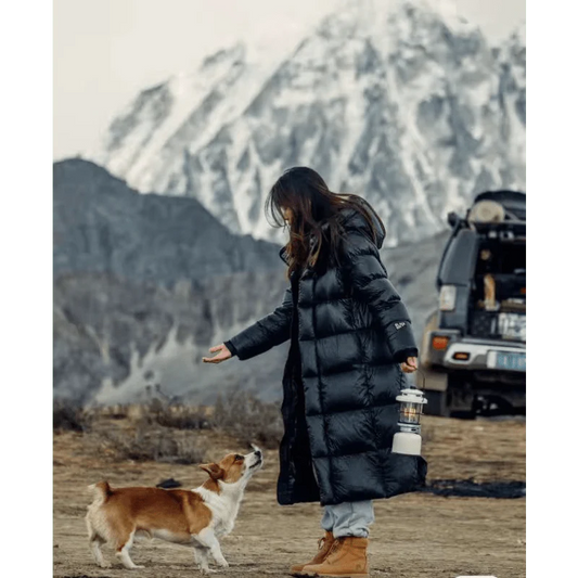 Women's Long Padded Winter Jacket Stylish & Warm - Phoebe Coat