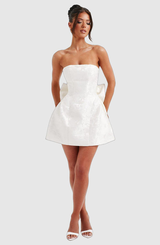 Ivory Mini Dress for Women, Flattering & Lightweight - Daydreamer