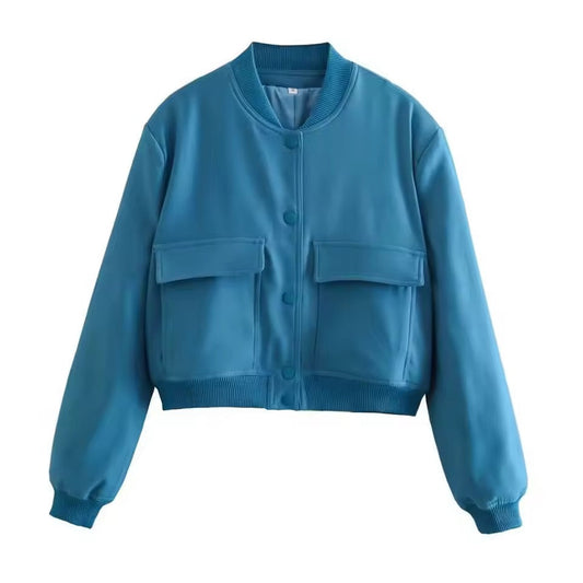 Women's Relaxed Fit Bomber Jacket - UrbanEdge