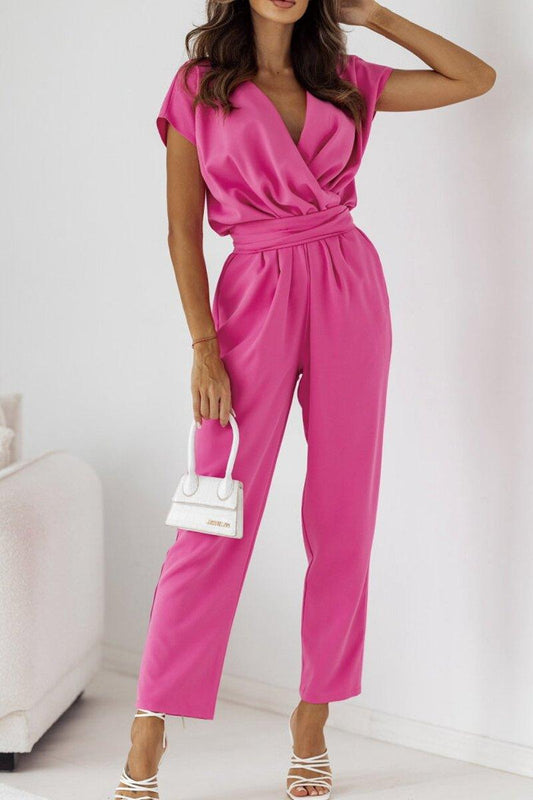 Women's Lightweight Summer Jumpsuit Breathable Casual Outfit - BreezeWear