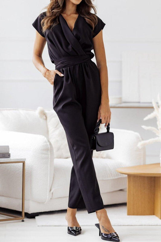 Women's Lightweight Summer Jumpsuit Breathable Casual Outfit - BreezeWear