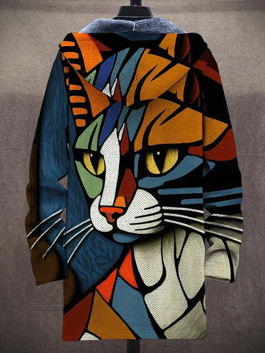 Women's Lightweight Cat Pattern Jacket - PurrfectCoat