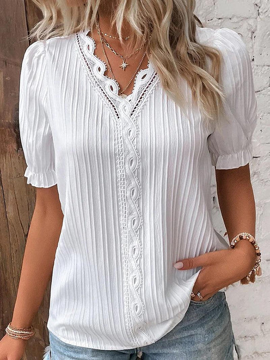Women's Premium V-Neck T-Shirt Soft & Breathable - Everyday Tee
