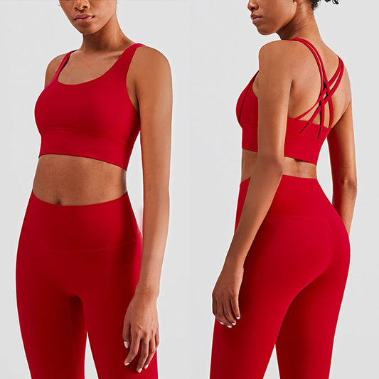 Women's Activewear 2-Piece Set - High Waist, Breathable - PowerFlex