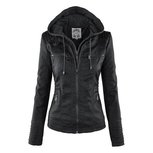 Edgy Women's Gothic Jacket - RebelSoul Black