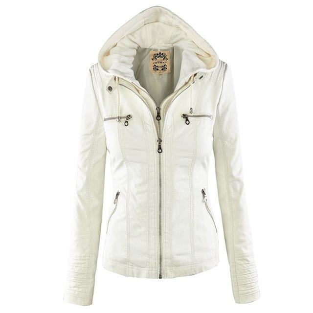 Edgy Women's Gothic Jacket - RebelSoul White