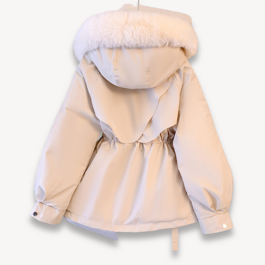 Women’s Parka Jacket – Water-Resistant – Faux Fur Lining – Hood – Adjustable Fit
