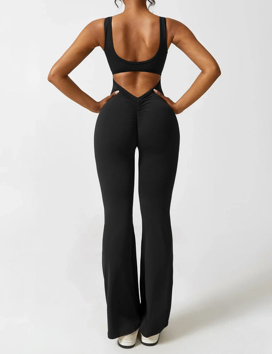 Women's Sculpting Open Back Jumpsuit - BodyCurve